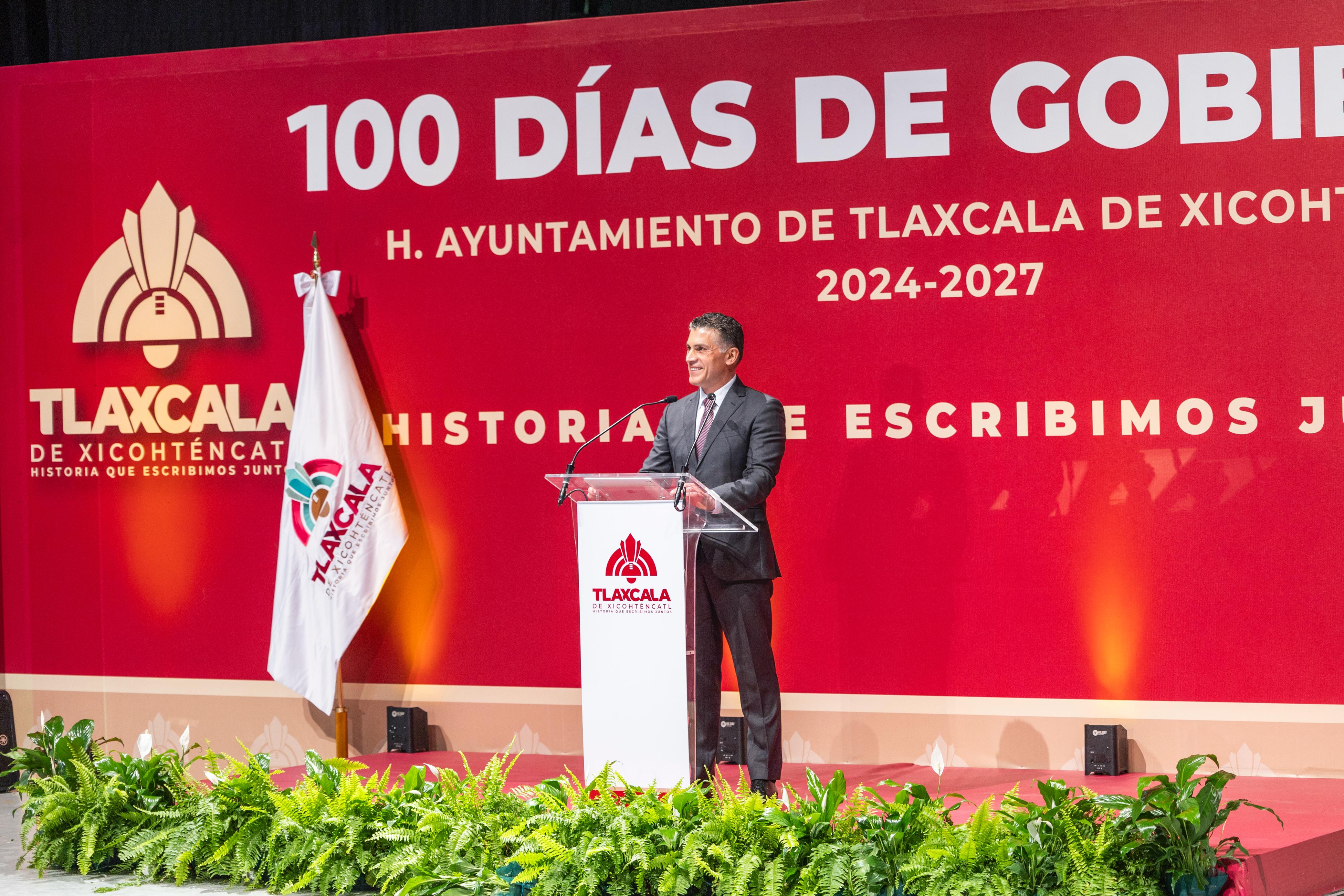 Rinde Presidente Municipal Alfonso Sánchez Informe de Gobierno de los primeros 100 días de trabajo